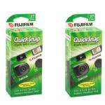 Fujifilm QuickSnap Flash 400 Single Use Disposable Camera, 2 Pack